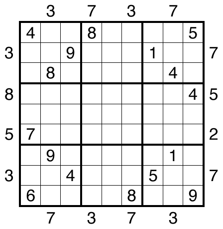 Median Sudoku by clover!