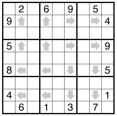 Point to Next Sudoku by Bill Murphy