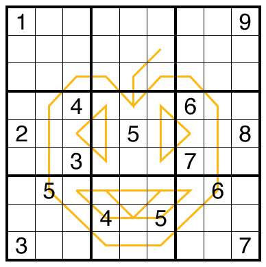German Whispers Sudoku by Philip Newman