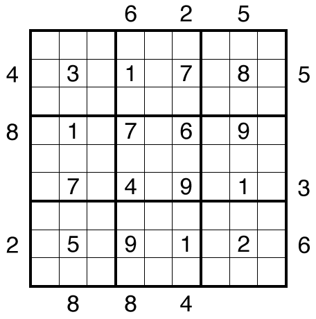 Numbered Rooms Sudoku by Bill Murphy