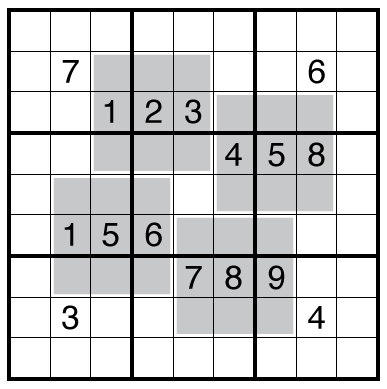 Extra Regions Sudoku by Bill Murphy