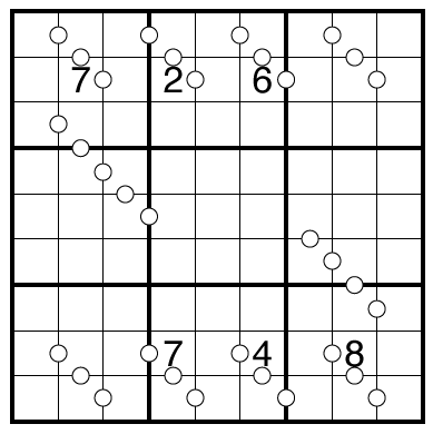 Consecutive Pairs Sudoku by Bill Murphy