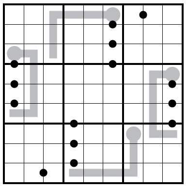Ratio Pairs Thermo-Sudoku by clover!