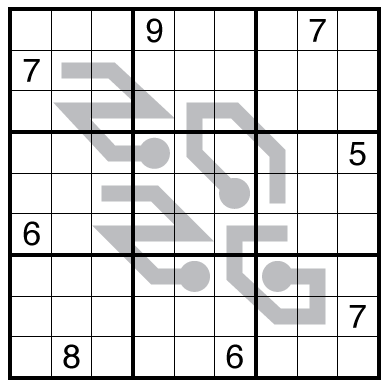 Thermo-Sudoku by Philip Newman