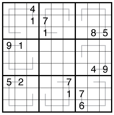 Entropic Lines Sudoku by clover!