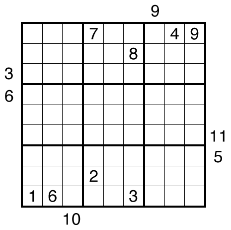 X-Sams Sudoku by Philip Newman