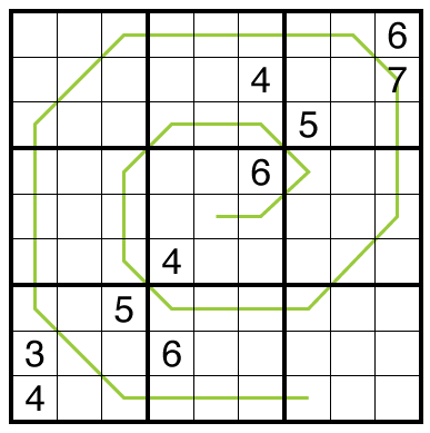 German Whispers Sudoku by Philip Newman