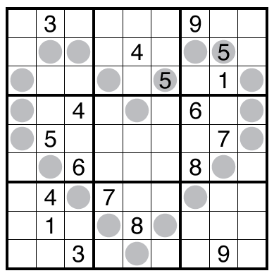Even/Odd Sudoku by Philip Newman