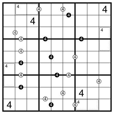 Difference/Ratio Pairs (Killer) Sudoku by Philip Newman