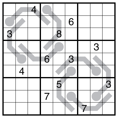 Thermo-Sudoku by Bill Murphy