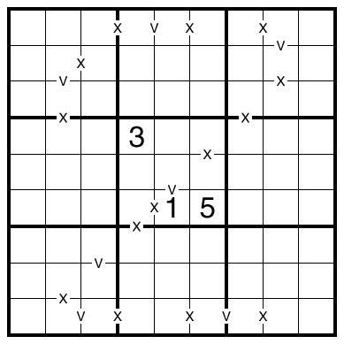 XV Pairs Sudoku by Philip Newman