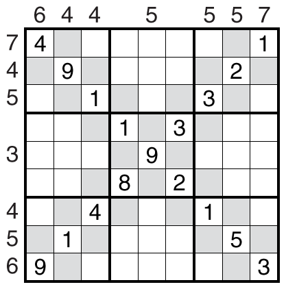 Outside Fortress Sudoku by clover!