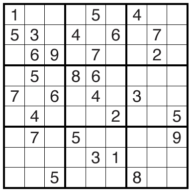 Sudoku by clover!