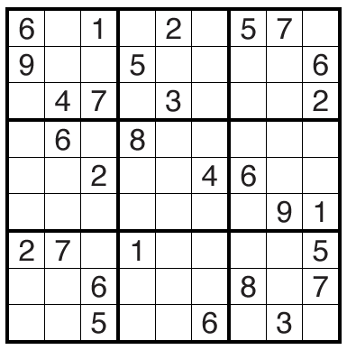 Sudoku by clover!