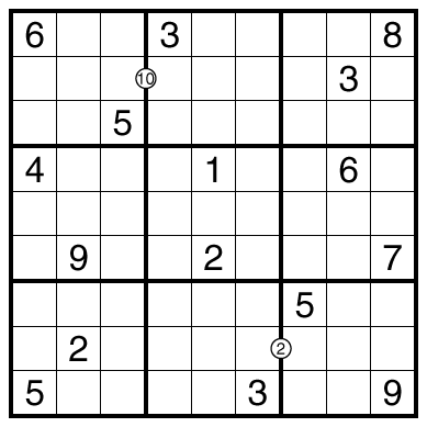 Count Odd Sudoku by clover!