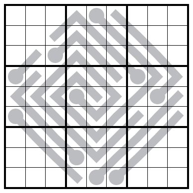 Slow Thermo-Sudoku by Philip Newman