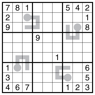 Thermo-Sudoku by Bill Murphy