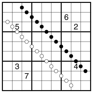Kropki Pairs Sudoku by Philip Newman