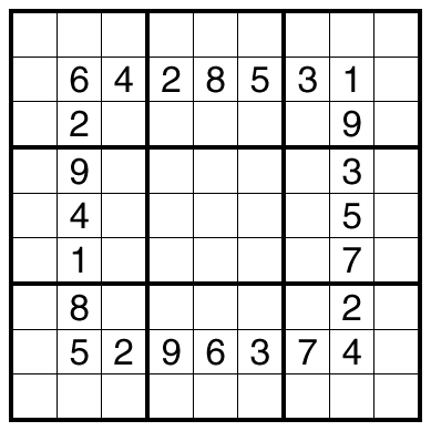 Nonconsecutive Sudoku by Bill Murphy