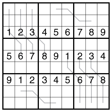 Sandwich Sudoku by Bill Murphy