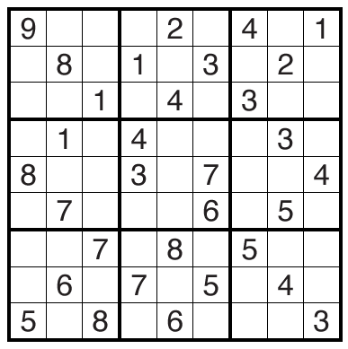 Sudoku by Philip Newman