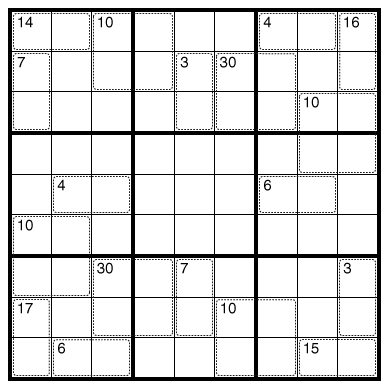 Killer Sudoku by clover!