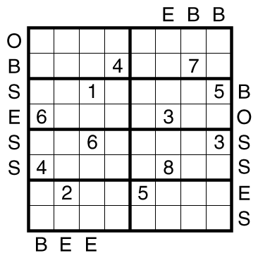 Odd-Even-Big-Small Sudoku by Philip Newman