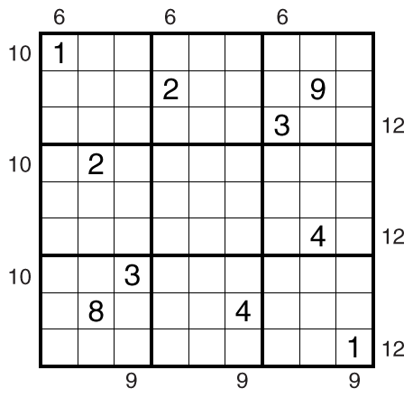 Sum Frame Sudoku by clover!