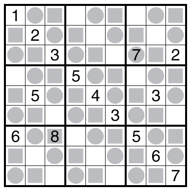 Even/Odd Sudoku by Philip Newman