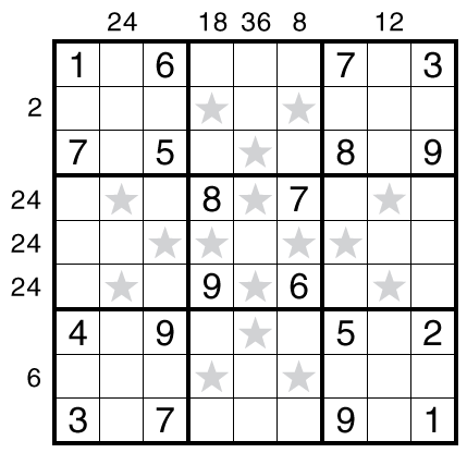 Star Product Sudoku by clover!