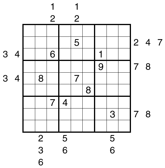 Outside Sudoku by Bill Murphy