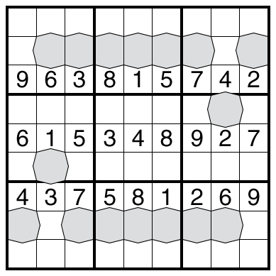 Fortress Sudoku by Bill Murphy