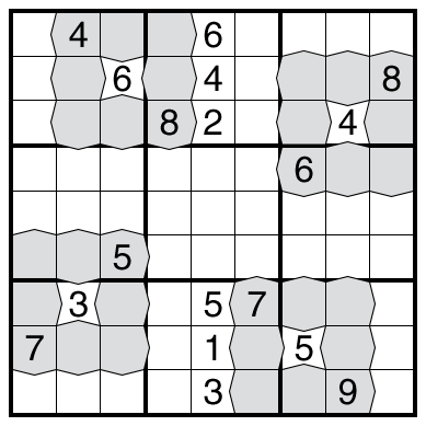 Fortress Sudoku by Philip Newman