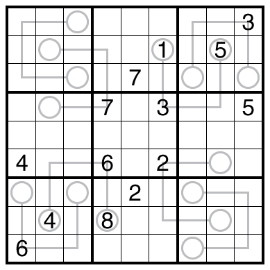 Between Lines Sudoku by Philip Newman
