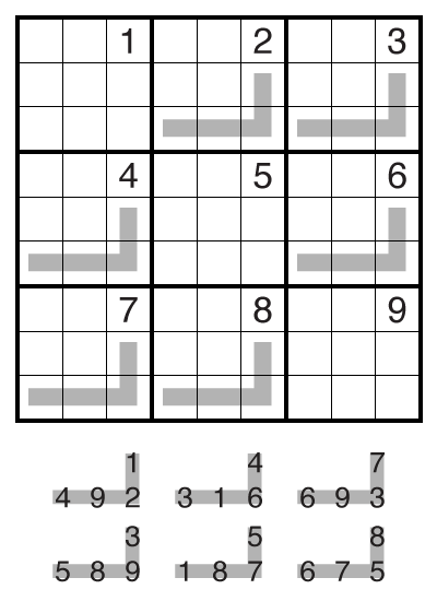 Shape Sudoku by Bill Murphy
