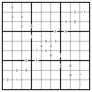 Either Or Sudoku by Bill Murphy