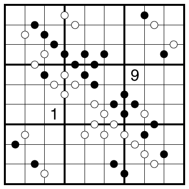 Kropki Pairs Sudoku by Philip Newman