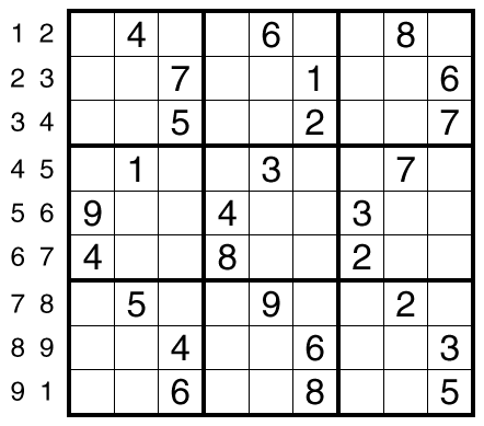 Coast to Coast Sudoku by Bill Murphy