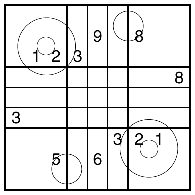 Consecutive Circles Sudoku by Bill Murphy