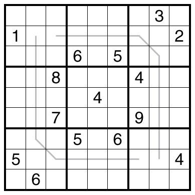Palindrome Sudoku by Bill Murphy