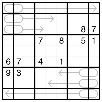 Arrow Sudoku Sudoku by Bill Murphy